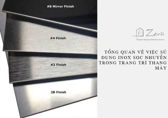 Tổng quan về việc sử dụng inox sọc nhuyễn trong trang trí thang máy